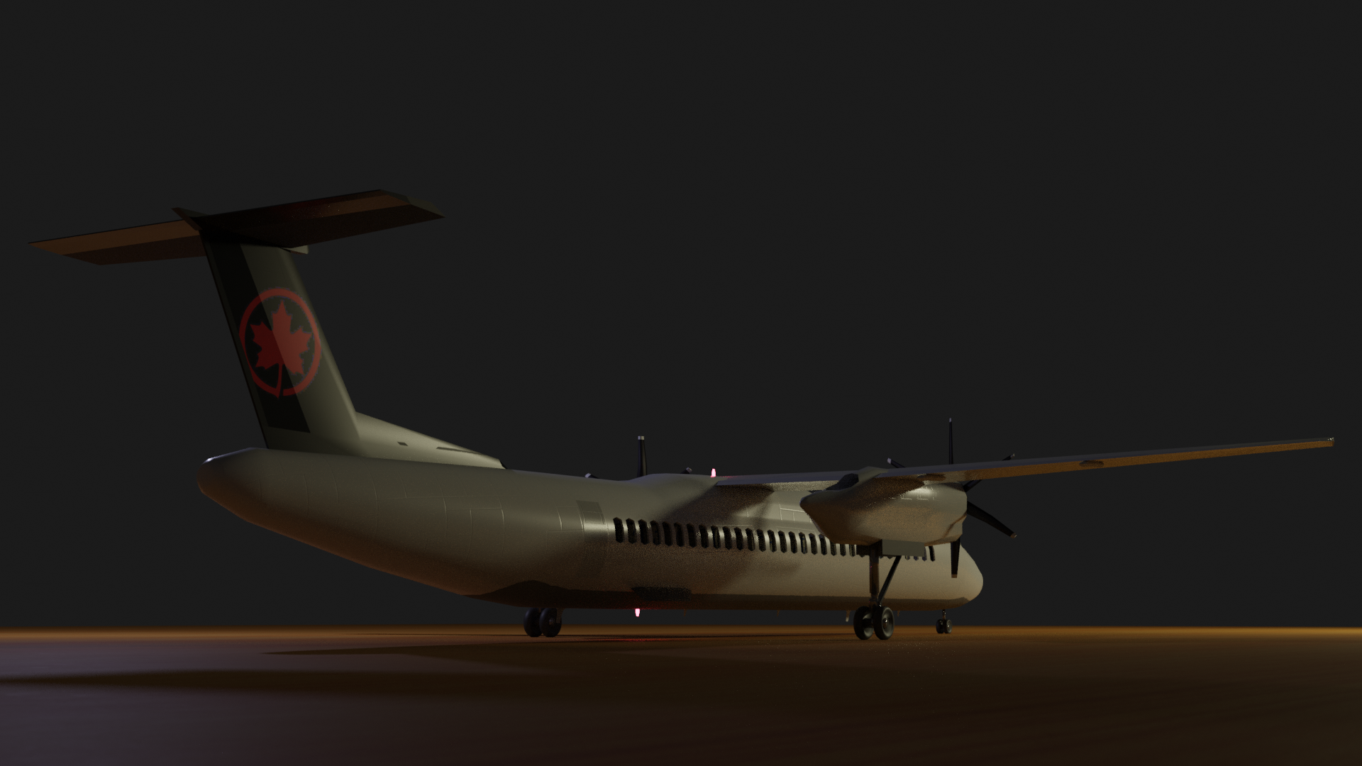 Dash-8 q400 with cockpit preview image 2